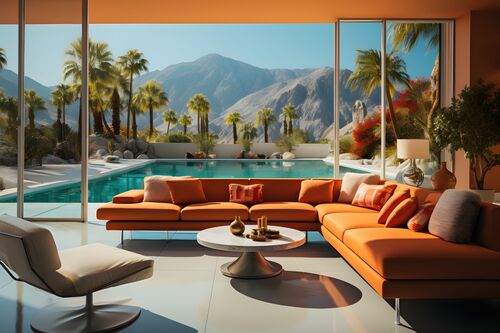 Orange living room - Alexandre FAUVE - Fotografia