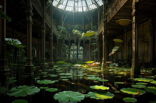 Water lilies paradises - FRANCIS  MESLET - Kunstfoto