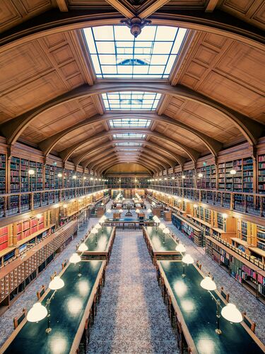 Bibliothèque de l'Hôtel de Ville II - FRANCK BOHBOT - Fotografie