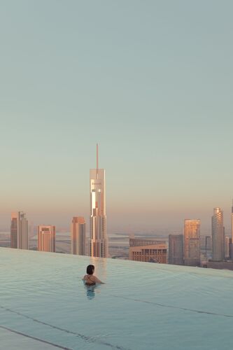 Infinity pool Dubai - FRANCK BOHBOT - Photographie