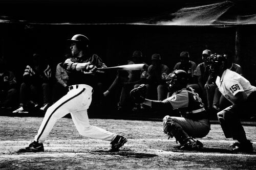 BASEBALL MATCH -  GAMMA AGENCY - Photograph