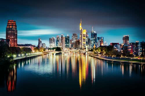 FRANKFURT SKYLINE - Jörg Wanderer - Kunstfoto