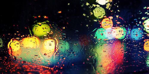 Rainy Bokeh - Jörg Wanderer - Fotografía