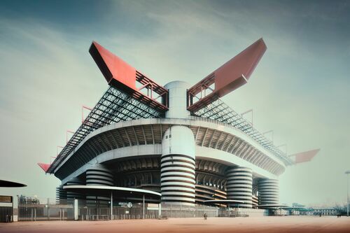 Stadio Giuseppe Meazza - Jörg Wanderer - Kunstfoto