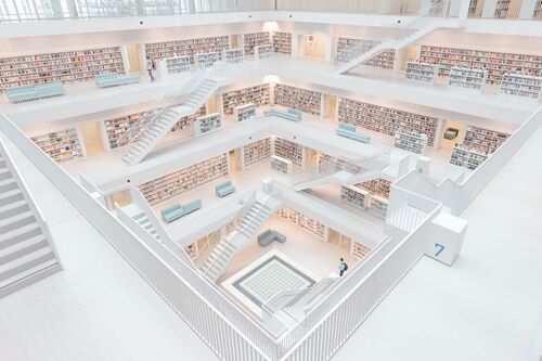 City Library Stuttgart - Jörg Wanderer - Fotografia