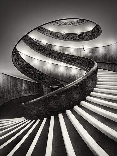 Vatican Stairs 2 - Juan Pablo De Miguel - Photograph