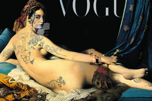 La grande odalisque - JUSTINE COQUIDE - Photograph