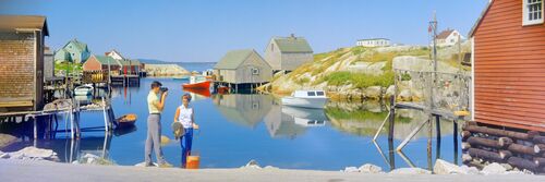 Peggy's Cove, Nova Scotia, 1972 Peggy's Cove, Nova Scotia, 1972 - KODAK COLORAMA DISPLAY COLLECTION - HERBERT ARCHER - Photograph