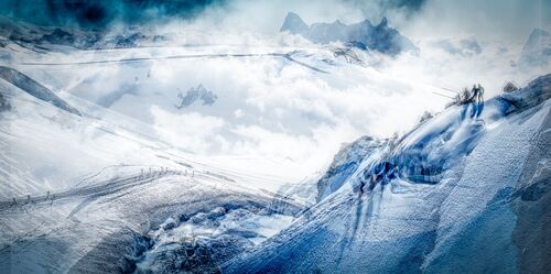 Début de l'ascension - LAURENT DEQUICK - Fotografie