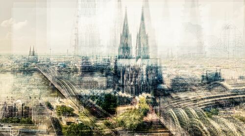 Köln Von Oben - LAURENT DEQUICK - Fotografía