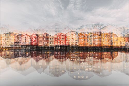 TRONDHEIM - THE WHARVES I - LAURENT DEQUICK - Fotografía