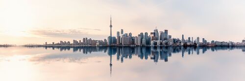 SUNSET OVER TORONTO -  LDKPHOTO - Photographie