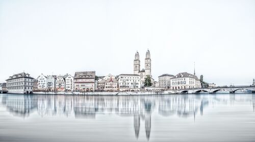 ZURICH SKYLINE -  LDKPHOTO - Kunstfoto