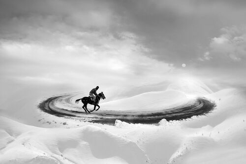 White Infinity Racing White Infinity Racing - Leyla Emektar - Photograph