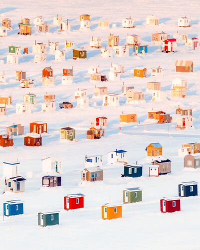 Cabanes à pêche Saguenay - Loic LAGARDE - Photograph