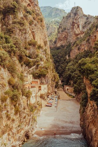 Calanque, Amalfi Coast - LUDWIG FAVRE - Kunstfoto