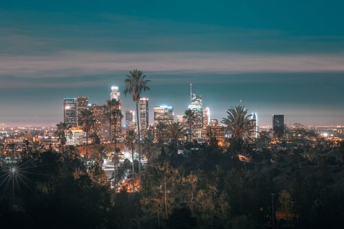 LOS ANGELES CITY VIEW - LUDWIG FAVRE - Kunstfoto