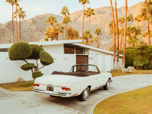 Old Mercedes in Palm Springs - LUDWIG FAVRE - Photograph