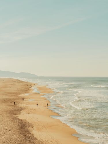 Sunday in ocean beach San Francisco 2 - LUDWIG FAVRE - Photographie