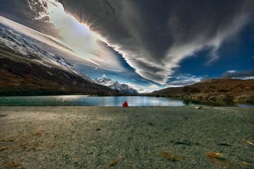 LAGUNA MADRE PRES DU FITZ ROY PATAGONIA - MATTHIEU RICARD - Photograph