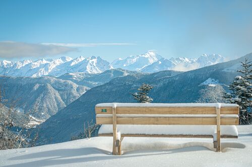 Panorama blanc, Aravis et Mont Blanc - Maxime BORREDA - Kunstfoto