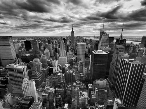 New York in black and white