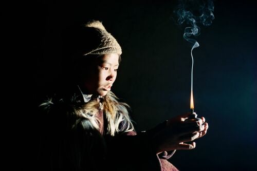 VEILLÉE DANS LA PIÈCE D'HIVER - OLIVIER FOLLMI - Photographie