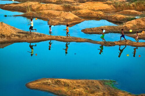 A colorful trail - Pranab Basak - Photograph