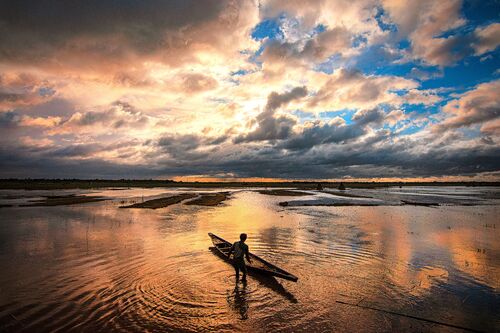 Monsoon evening - Pranab Basak - Kunstfoto