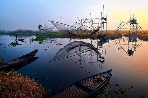 Morning canvas - Pranab Basak - Photograph