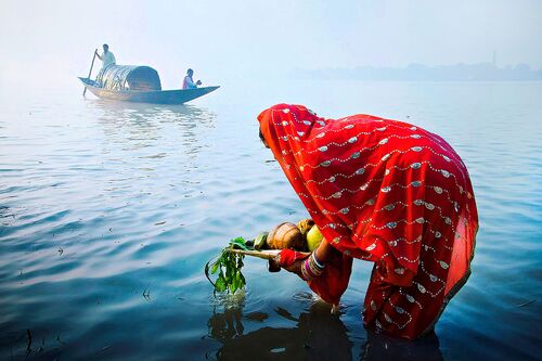 Morning prayer - Pranab Basak - Photograph