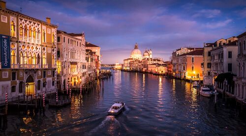 GRAND CANAL SOIR - SERGE RAMELLI - Kunstfoto