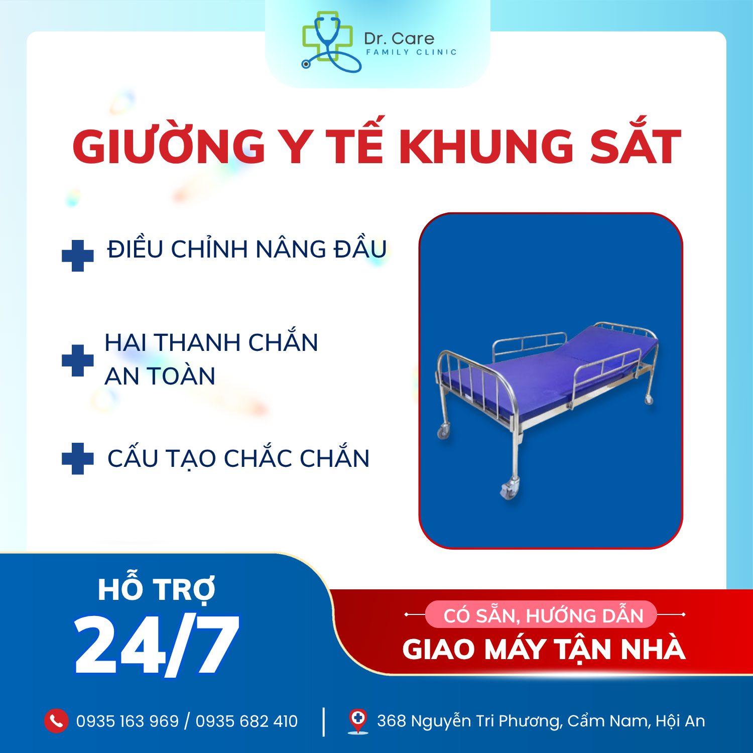Cho thuê giường y tế Hội An