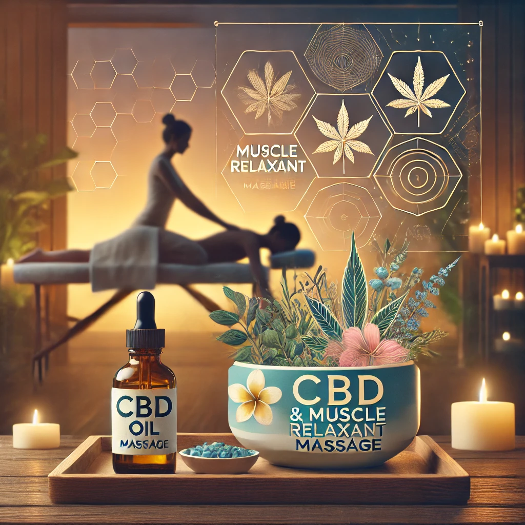 CBD and muscle relaxant Massage
