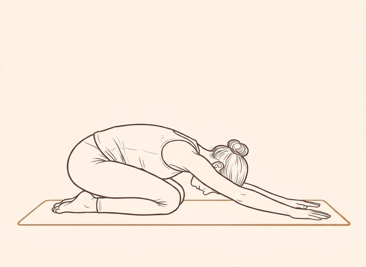 Animated ink drawing of Hare Pose