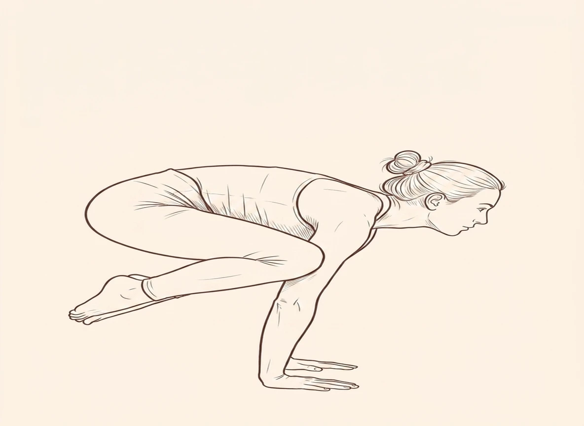 Animated ink drawing of Roller Pose