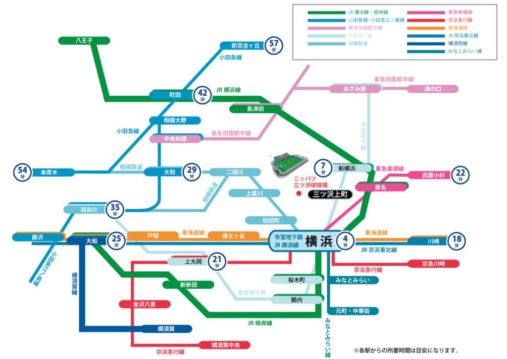 試合会場アクセス 横浜fcオフィシャルウェブサイト