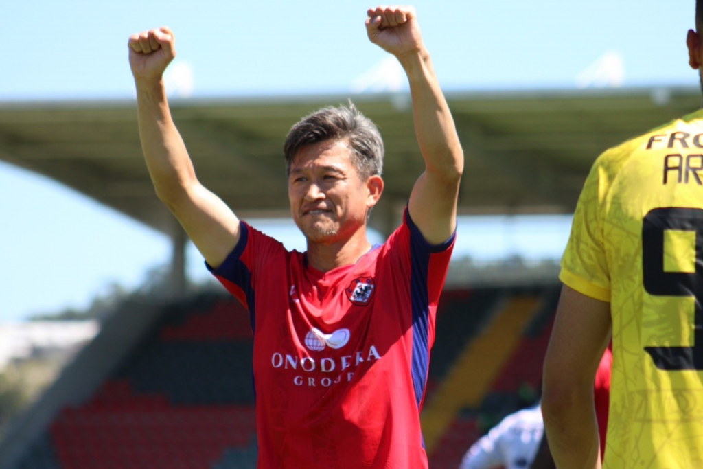 鈴鹿ポインタゲッターズ横浜FC 三浦知良 サイン入り ユニフォーム - ウェア