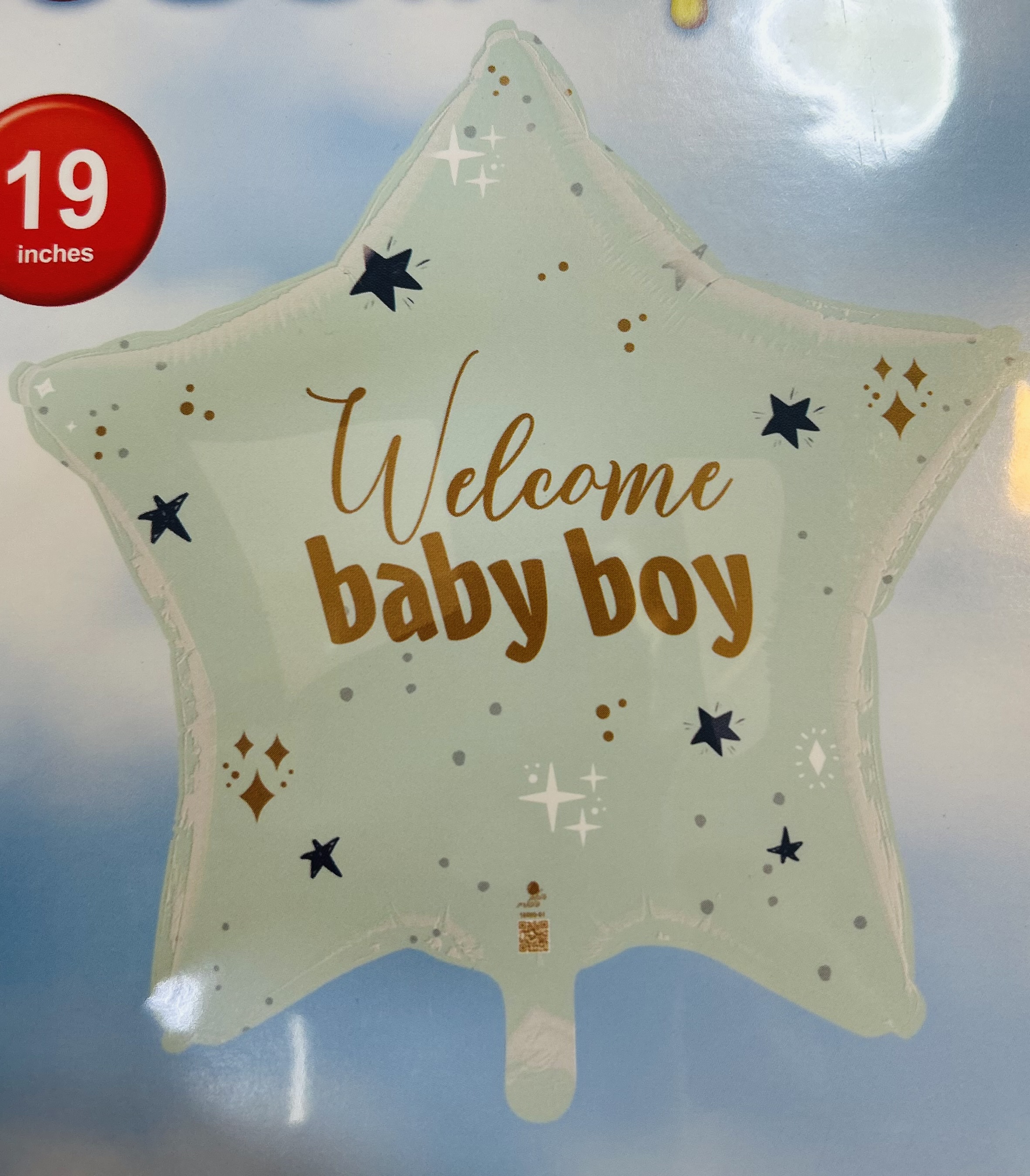 בלון הליום ברוכים הבאים לתינוק