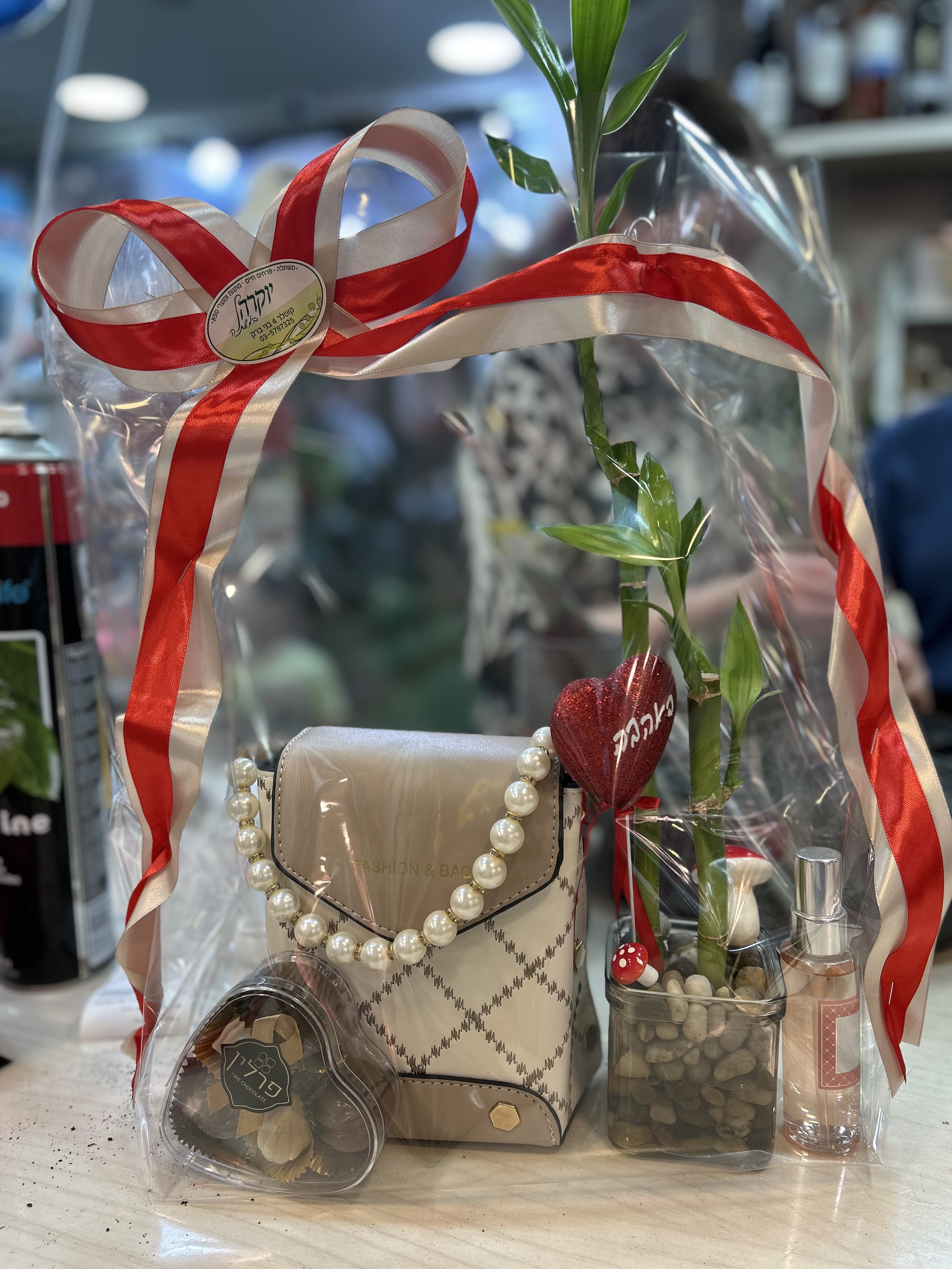 תיק בשילוב לאקי במבוק