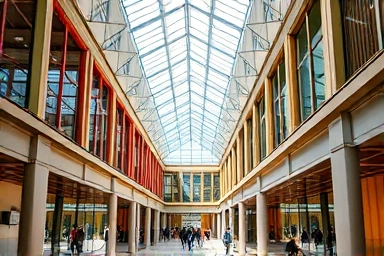 국립중앙박물관과 국립한글박물관을 잇는 박물관 나들길 풍경