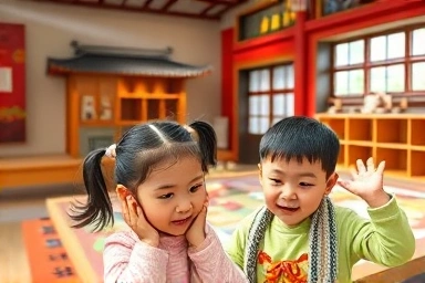 국립민속박물관 어린이박물관 체험 활동 모습