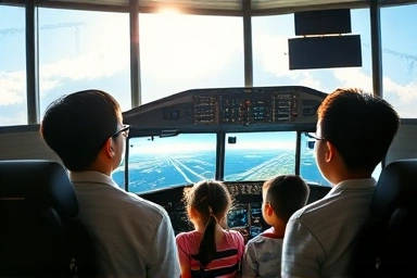 국립항공박물관 블랙이글스 체험 시뮬레이터