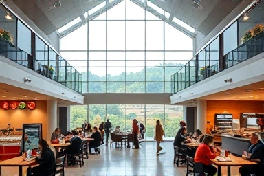 국립중앙박물관 푸드코트 내부 모습