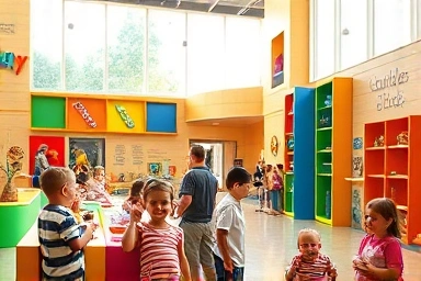 국립중앙박물관 어린이박물관 내부 전시 모습