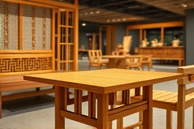 파주 국립민속박물관 16수장고 목가구 및 소반 전시 모습