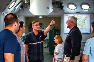 서울함공원 도슨트 프로그램 참여 모습