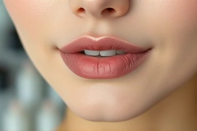 江南エリアでの自然な仕上がりのリップフィラー施術