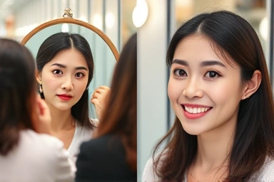 弘大アートメイクのカウンセリングと施術風景