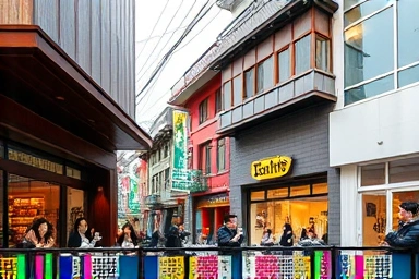 ソウル聖水洞のおしゃれなカフェ通り